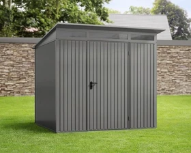 EcoStar Trend Premiumline Typ 2 Gerätehaus grau