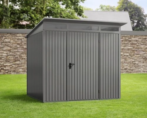 EcoStar Trend Premiumline Typ 2 Gerätehaus grau