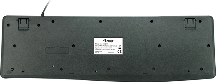 Equip Kabelgebundene USB Tastatur, schwarz, USB, ES