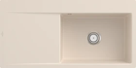 Villeroy & Boch Subway Style 60 flat flächenbündig Becken rechts ivory