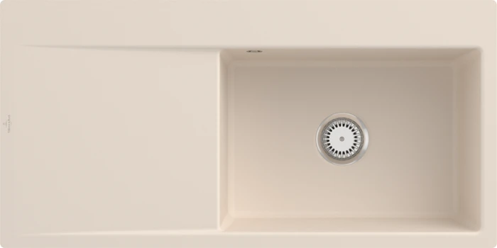 Villeroy & Boch Subway Style 60 flat flächenbündig Becken rechts ivory