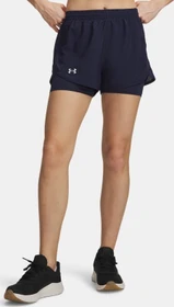 Under Armour Fly By 2-in-1 Laufhose kurz midnight navy/reflective (Damen)