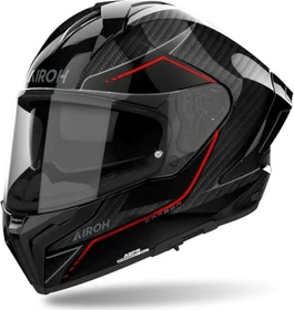 Airoh Matryx Carbon Stylish schwarz/rot