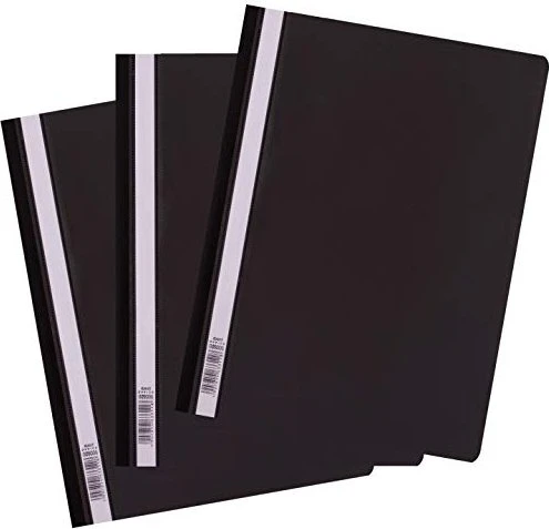D.RECT Schnellhefter, A4, schwarz, 25er-Pack