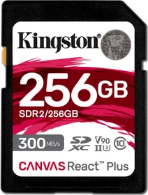 Kingston Canvas React Plus R300/W260 256GB, UHS-II U3, Class 10