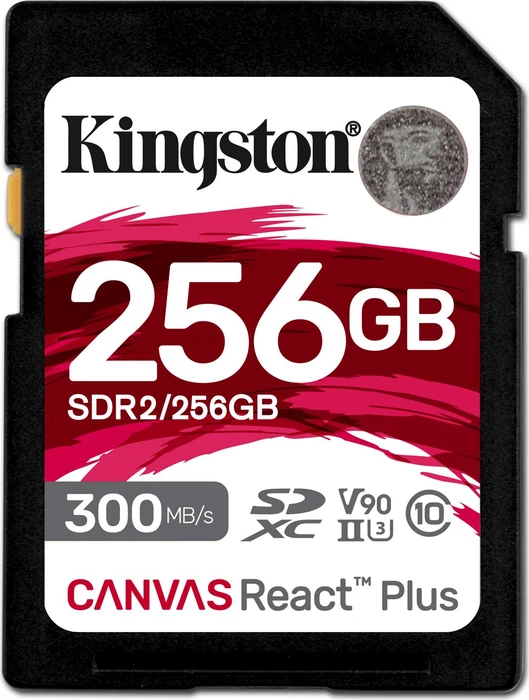 Kingston Canvas React Plus SDR2 / MLPR2, SD UHS-II U3, V90