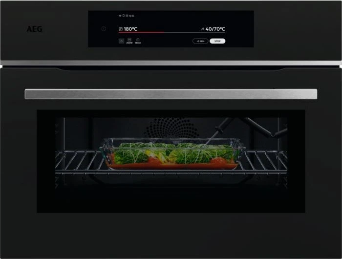 AEG Electrolux TKK8N821T Backofen mit Mikrowelle mattschwarz