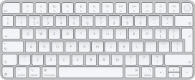 Apple Magic Keyboard mit Touch ID für Mac mit Apple Chip (USB-C), weiß/silber, USB/Bluetooth, NL