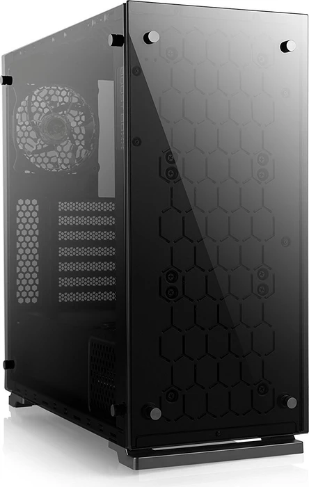 CSL-Computer BoostBoxx Vega, schwarz, Glasfenster