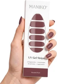 Maniko UV Nagelfolie roasted plum, 20 Stück
