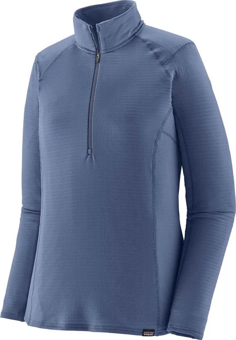 Patagonia Capilene Thermal Weight Zip-Neck Funktionsshirt langarm current blue (Damen)
