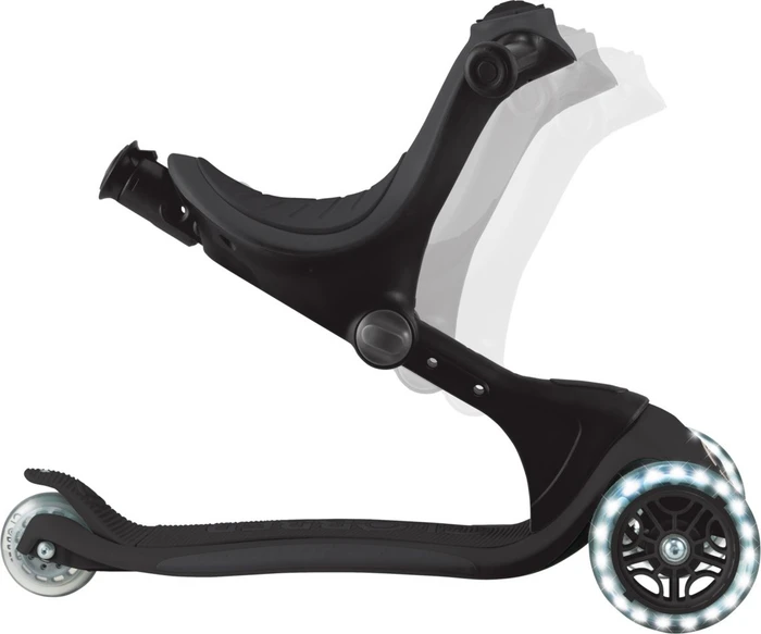 Globber Go Up Deluxe Lights Kickboard schwarz