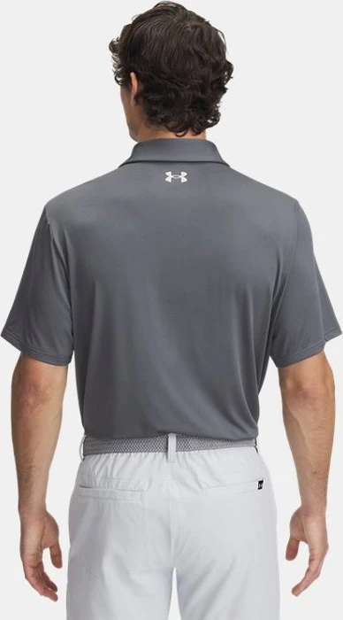 Under Armour Playoff 3.0 Stripe Poloshirt kurzarm castlerock/fire/summit white (Herren)