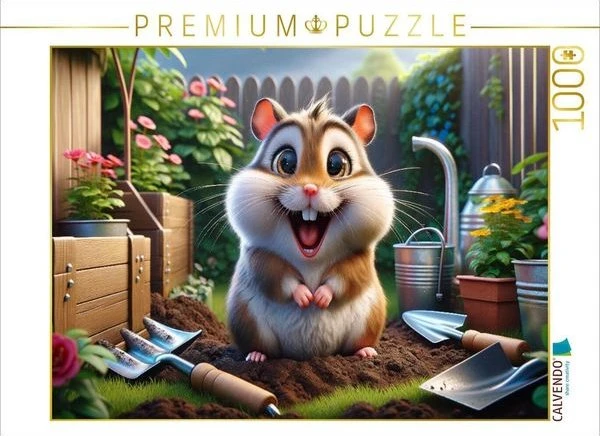 Calvendo Der Gärtner-Hamster und sein fröhliches Gartenparadies