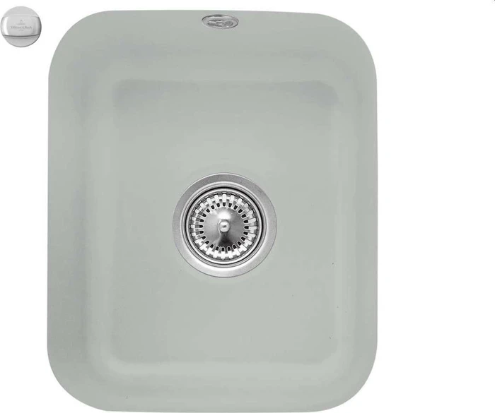 Villeroy & Boch Cisterna 45 Unterbau Becken mittig mit Ablauffernbedienung fossil