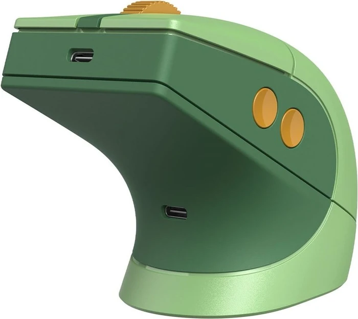 8BitDo Retro R8 Mouse mit Ladestation, Forest Wonder, grün, USB/Bluetooth
