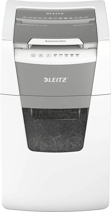 Leitz IQ Autofeed Office 150 P5, 2x15mm, weiß/grau