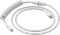 Glorious Coiled Cable USB-C auf USB-A, Tastaturkabel (Spiral-Textilkabel), 1.37m, Ghost White Vorschaubild