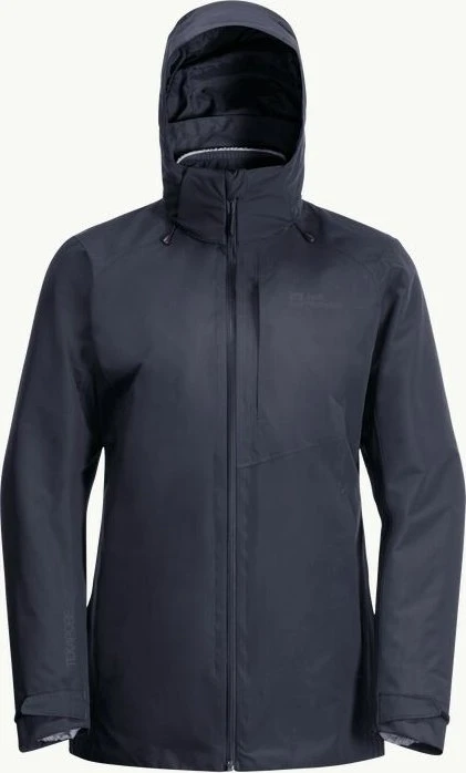 Jack Wolfskin Bergland 3in1 Funktionsjacke graphite (Damen)