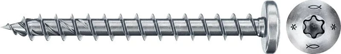 fischer PowerFast FPF II PTF BC T20 4x40 Spanplattenschraube, 4x40mm, 200 Stück