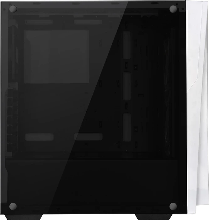 SilverStone Redline Series RL06 GP weiß, Glasfenster, Lüfter LED weiß