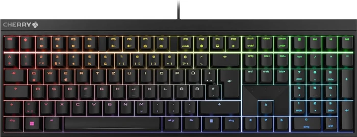 Cherry MX 2.0 S, schwarz, LEDs RGB, MX2A RGB RED, USB, DE