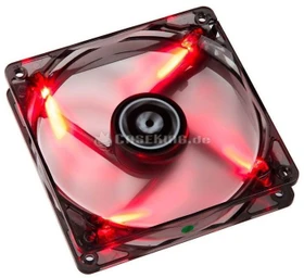 BitFenix Spectre LED PWM schwarz/rot, 120mm