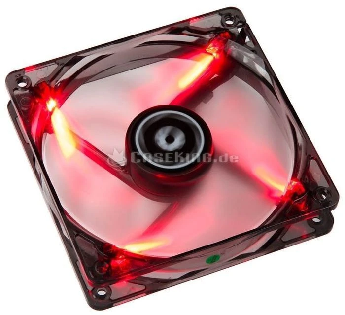 BitFenix Spectre LED PWM schwarz/rot, 120mm