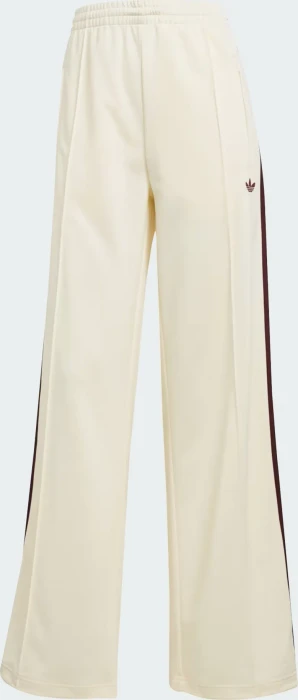 adidas Classic Firebird Loose Trainingshose lang cream white/maroon (Damen)
