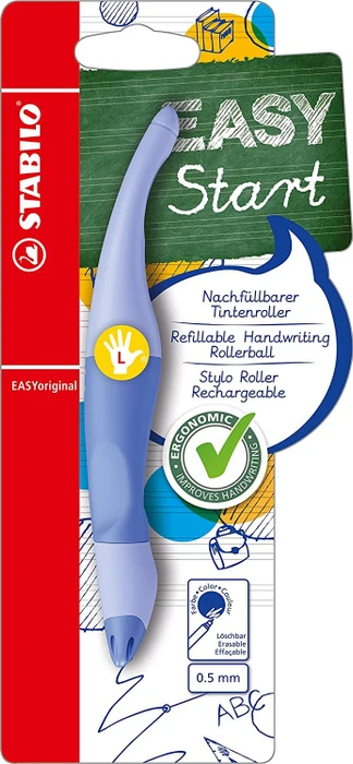 STABILO EASYoriginal Pastel Tintenroller (Mine) wolkenblau/blau, Linkshänder, Blister