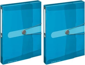 Herlitz easy orga to go Sammelbox, 40mm, A4, blau/transparent