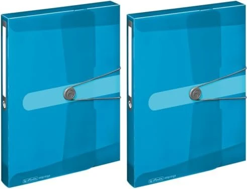 Herlitz easy orga to go Sammelbox, 40mm, A4, blau/transparent