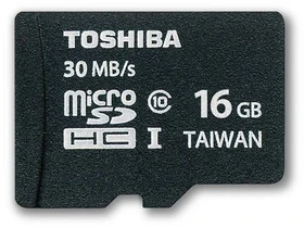 Toshiba High Speed Professional R30 16GB Kit, UHS-I, Class 10 (SD-C016UHS1)