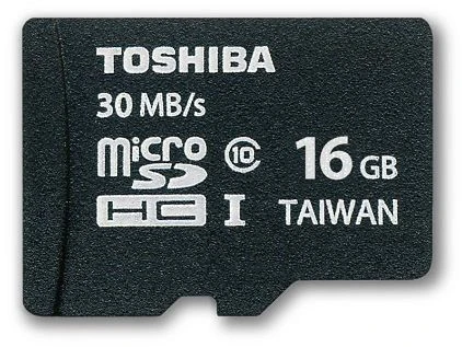 Toshiba High Speed Professional R30 16GB Kit, UHS-I, Class 10