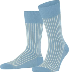 Falke Oxford Stripe Socken azur (Herren)