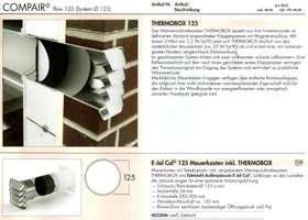 Naber E-Jal Col 125 Mauerkasten inkl. Thermobox