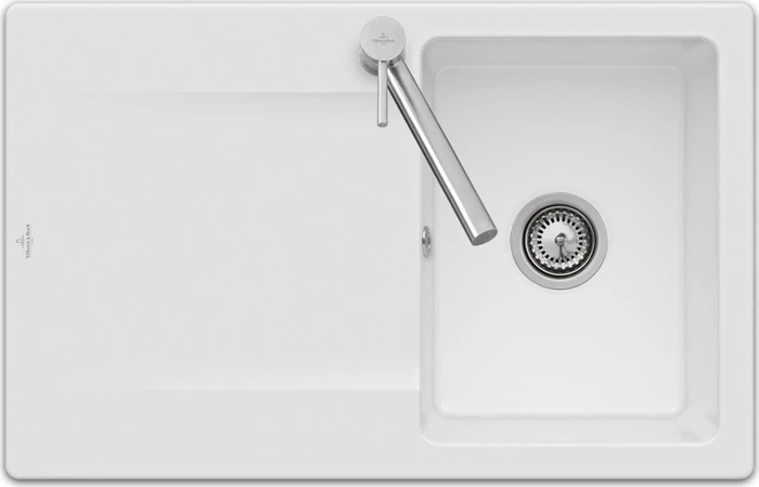 Villeroy & Boch Siluet 800x510mm Einbau Becken reversibel snow white