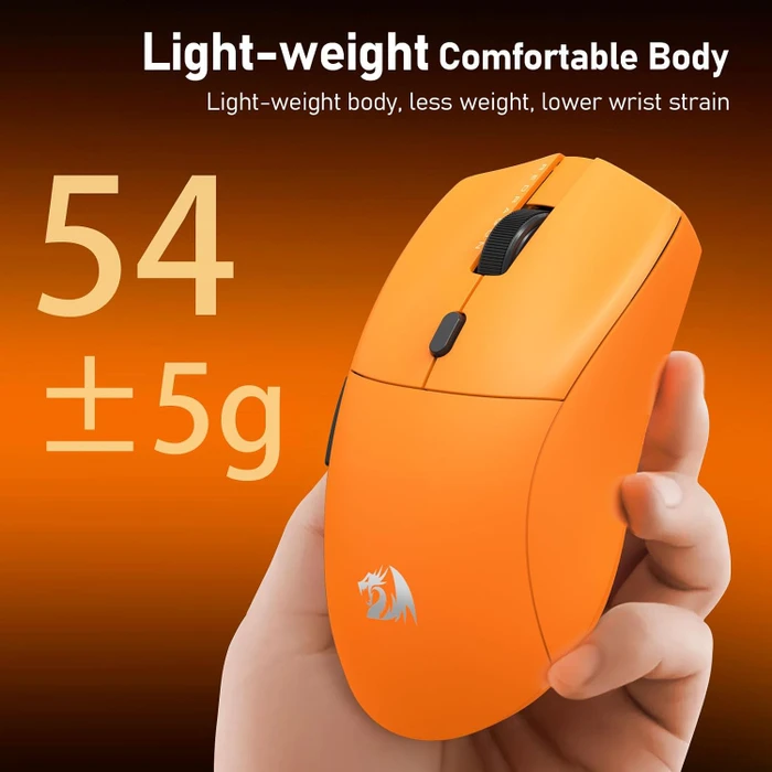 Redragon M919 SPARDA Ultra 8K Wireless Gaming Mouse orange, USB/Bluetooth