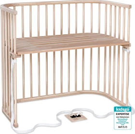 Babybay Boxspring XXL Beistellbett natur lackiert