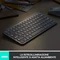 Logitech MX Keys Mini, LEDs weiß, Logi Bolt, Graphite, schwarz, USB/Bluetooth, IT Vorschaubild