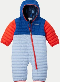 Columbia Powder Lite II Reversible Bunting Skianzug whisper/mountain blue/spicy (Junior)