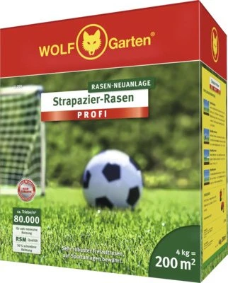 Wolf-Garten LJ-200 Saatgut Strapazier-Rasen, 4kg