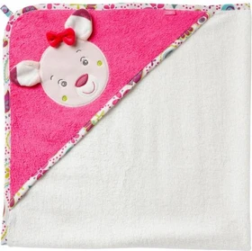 Fehn Badetuch Sweetheart Rehkitz 80x80cm