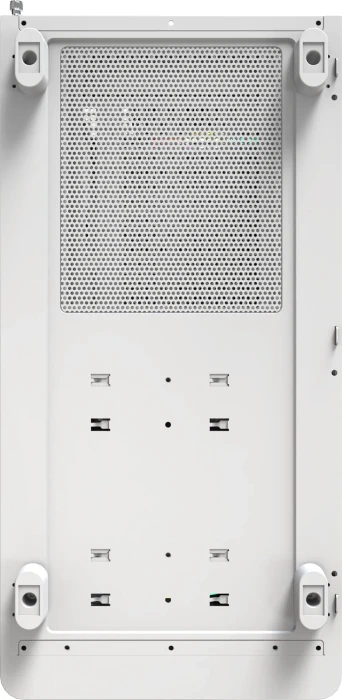 Montech XR Wood, weiß, Glasfenster