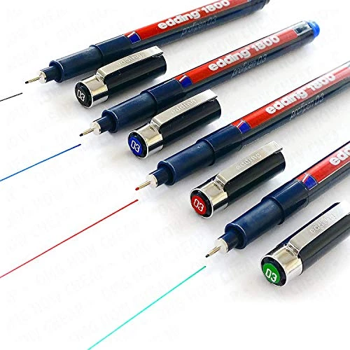 edding 1800 0.7mm sortiert, 4er-Set