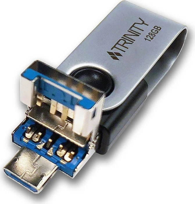 Patriot Trinity 32GB, USB-A + USB-C + USB Micro-B, USB 3.2 Gen 1×1, USB 2.0