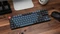 Keychron K1 Pro, schwarz/blau, LEDs RGB, hot-swap, Gateron LOW PROFILE 2.0 RED, USB/Bluetooth, DE Vorschaubild