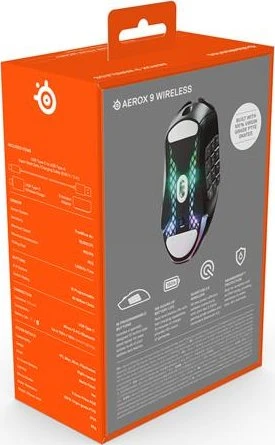 SteelSeries Aerox 9 Wireless schwarz, USB/Bluetooth