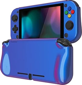 PlayVital Zeal Protect Hartschalen-Schutzhülle Cover chameleon purple blue (Switch)