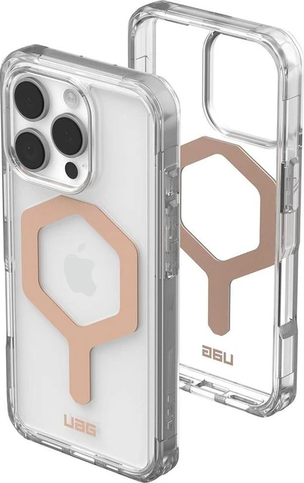 UAG Plyo Case with MagSafe für Apple iPhone 16 Pro ice/rosegold
